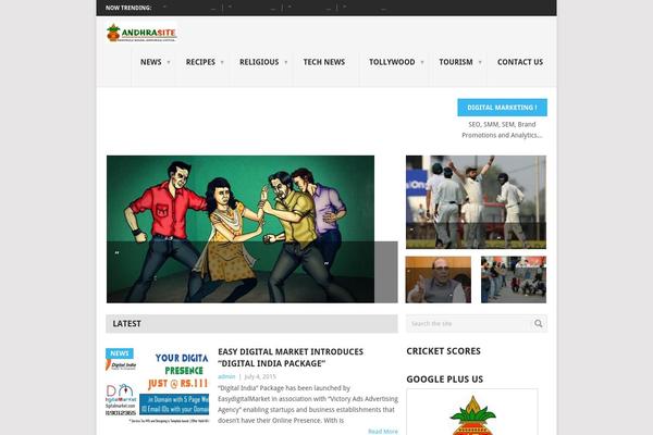 Point theme site design template sample