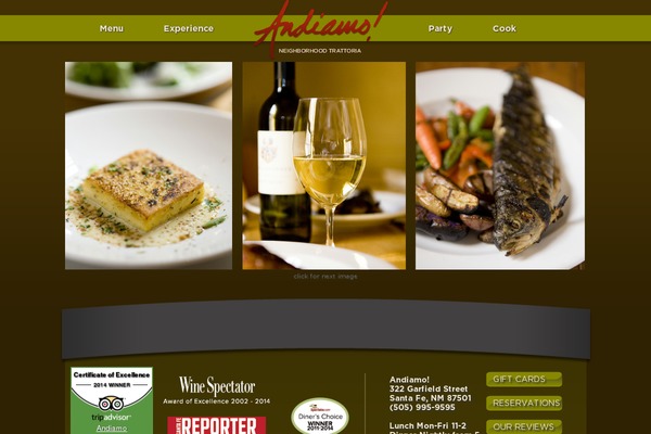 andiamosantafe.com site used Andiamo2011