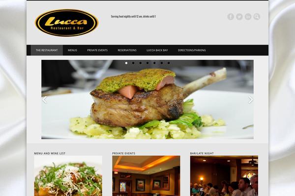 Restaurateur theme site design template sample