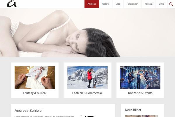 Radiate theme site design template sample