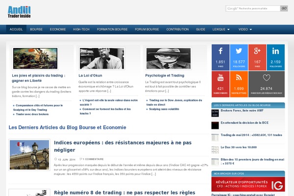 Sportpress website example screenshot