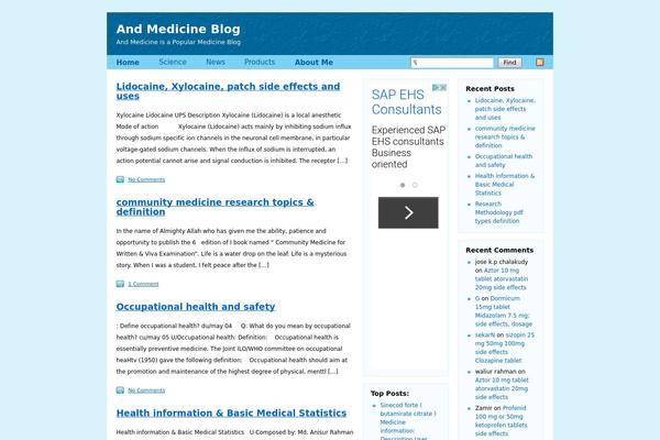 Flexi-Blue theme site design template sample