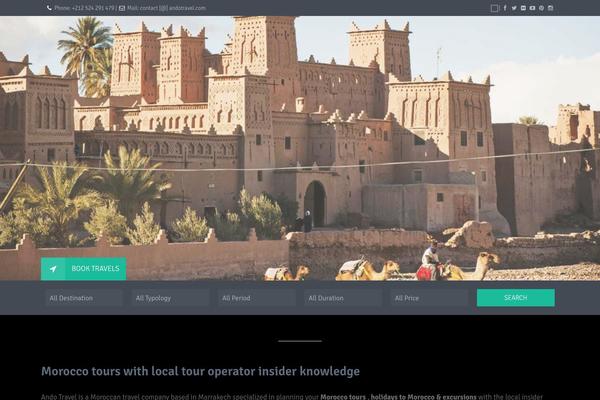 Love Travel theme site design template sample