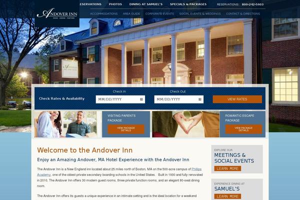 andoverinn.com site used Child-theme