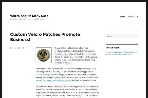 Twenty Sixteen theme site design template sample