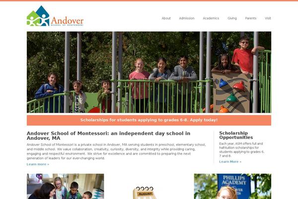 andovermontessori.org site used Bootstart