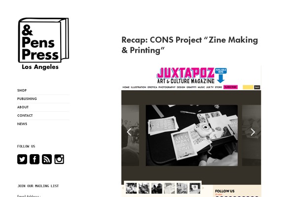 Twentyfifteen Child theme site design template sample
