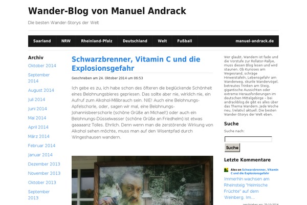 andrackblog.de site used Ma-redesign2012-blog