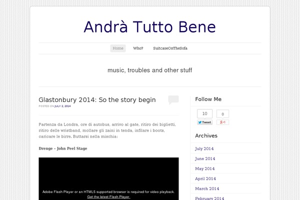 Forever theme site design template sample