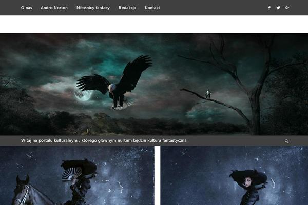 Clean Magazine theme site design template sample