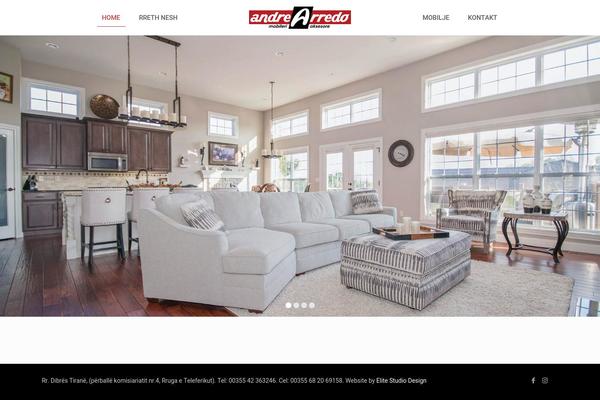 Andrea theme site design template sample