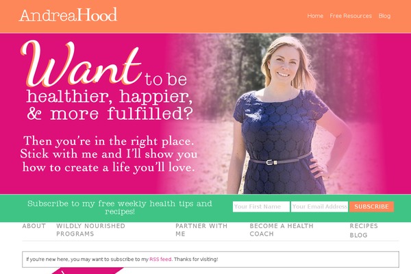 andreahood.com site used Mono