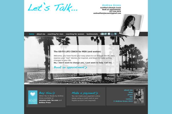 Balance theme site design template sample