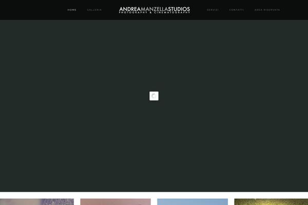 andreamanzella.com site used Lumiere