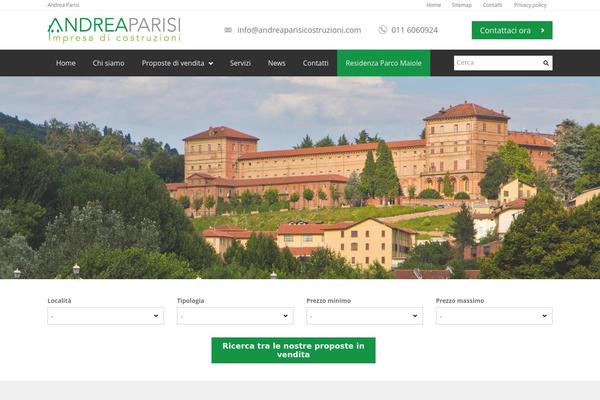 Realia theme site design template sample