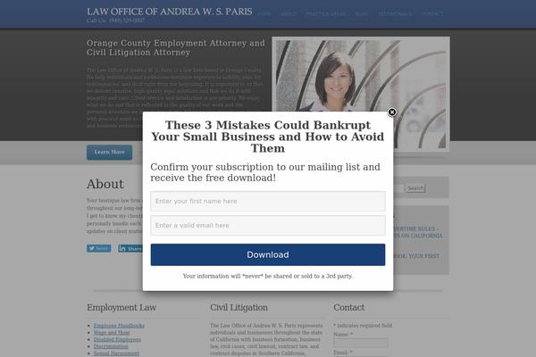 Obscorp theme site design template sample