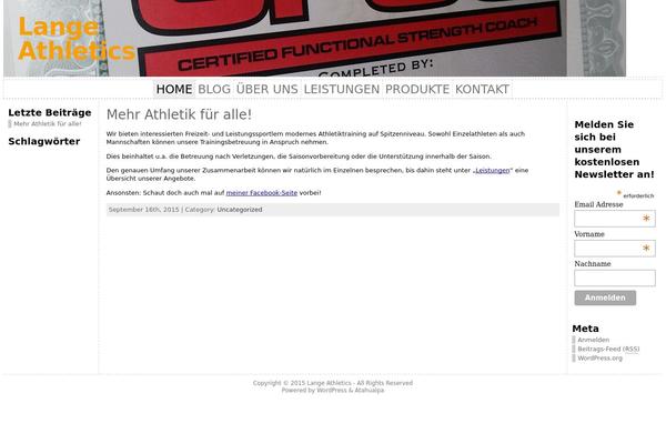 Atahualpa theme site design template sample