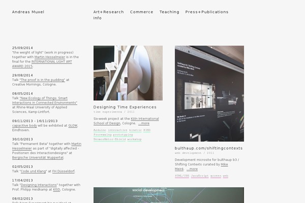 Portfolio theme site design template sample