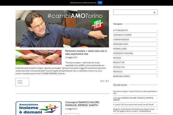 Dante theme site design template sample