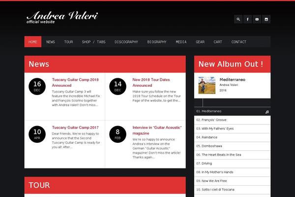 Stereo Club theme site design template sample