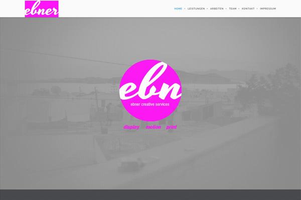 Brooklyn theme site design template sample