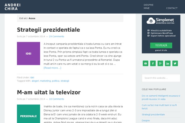 WordPress website example screenshot