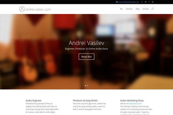 Divi theme site design template sample