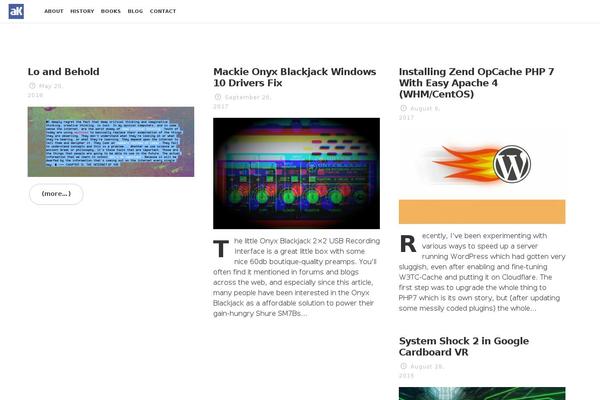 andreklein.net site used Readme