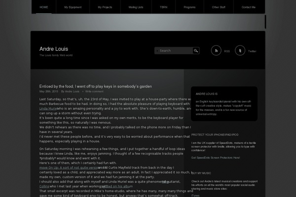 Piano Black theme site design template sample