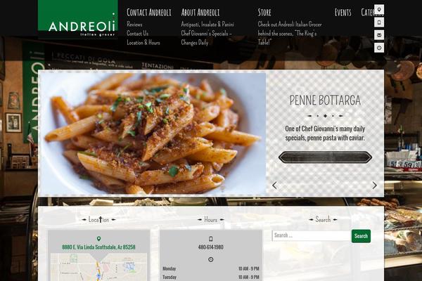 Cafecultura theme site design template sample