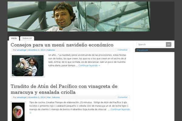 Sugar and Spice theme site design template sample