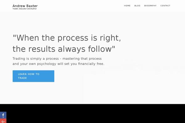 Ambition theme site design template sample