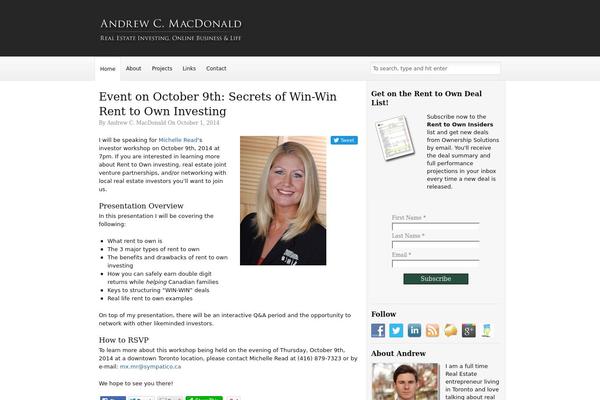 Thesis theme site design template sample