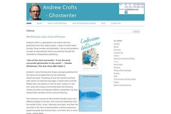 Twenty Twenty theme site design template sample