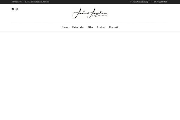 Photography theme site design template sample