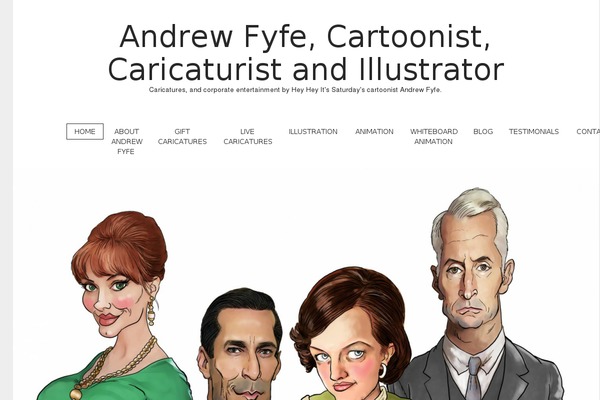 Matheson theme site design template sample