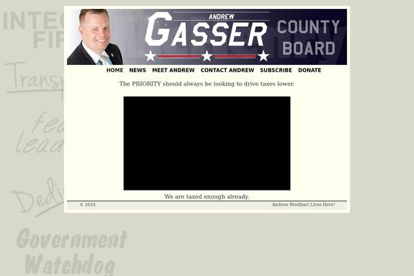 andrewgasser.com site used Weaver II pro