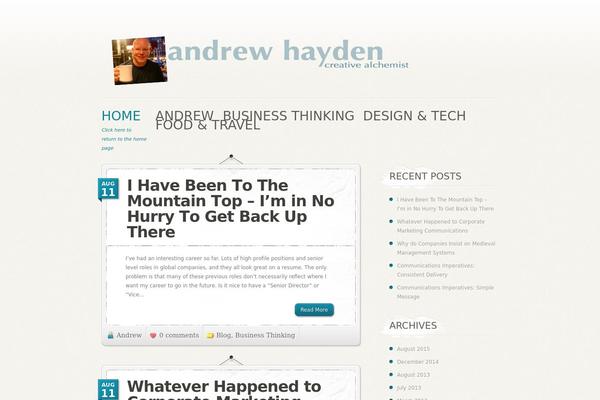 Personalpress theme site design template sample