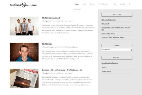 X | The Theme theme site design template sample