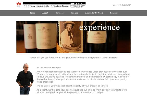 Vantage theme site design template sample