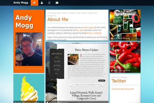 Memoir theme site design template sample