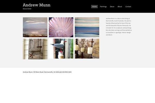 andrewmunn.com.au site used Portfolio Press