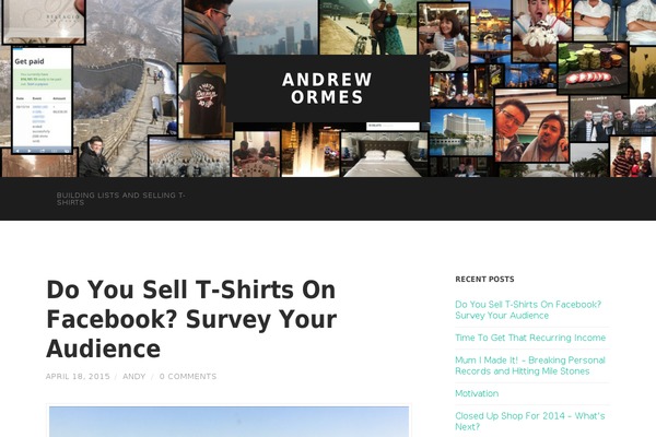 Hemingway theme site design template sample