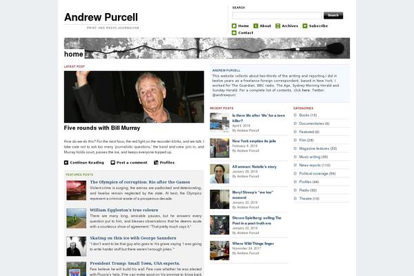 andrewpurcell.net site used The Morning After