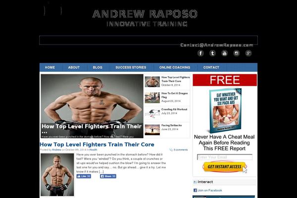 Gazpomag theme site design template sample