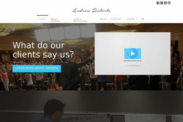 Site using Simple Follow Me Social Buttons Widget plugin