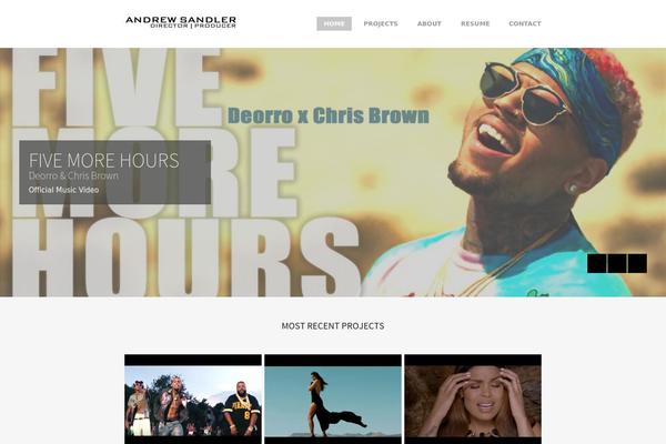 Everest theme site design template sample