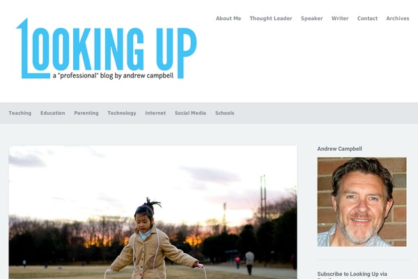Author theme site design template sample