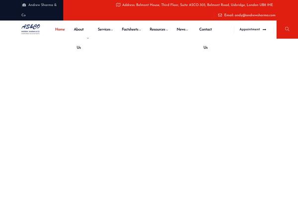 andrewsharma.com site used Zexus