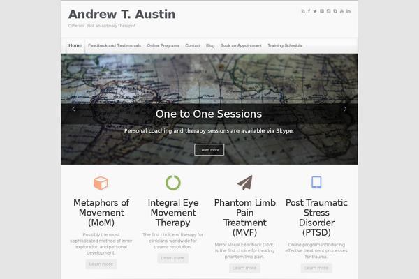 Evolve Plus theme site design template sample